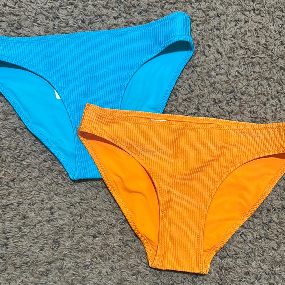 Blue and Orange Bottoms